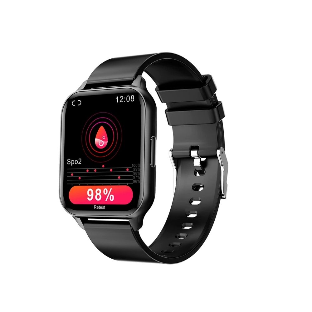 French Connection Q26 Series Unisex Smartwatch with Full Touch Screen - Black