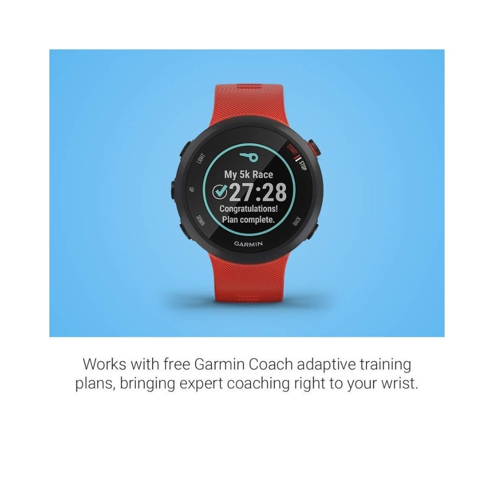 Garmin Forerunner 45 Stainless-Steel Smart Watch (Lava Red)