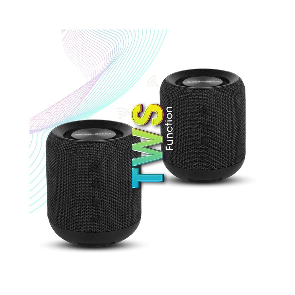 Zebronics Zeb-Music Bomb 10 W Bluetooth Speaker (Black, Stereo Channel)