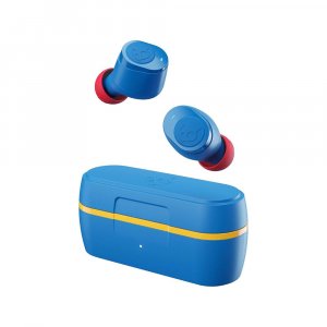 Skullcandy Jib S2Jtw-N745 Bluetooth Truly Wireless In Ear Earbuds With Microphone-(Blue)