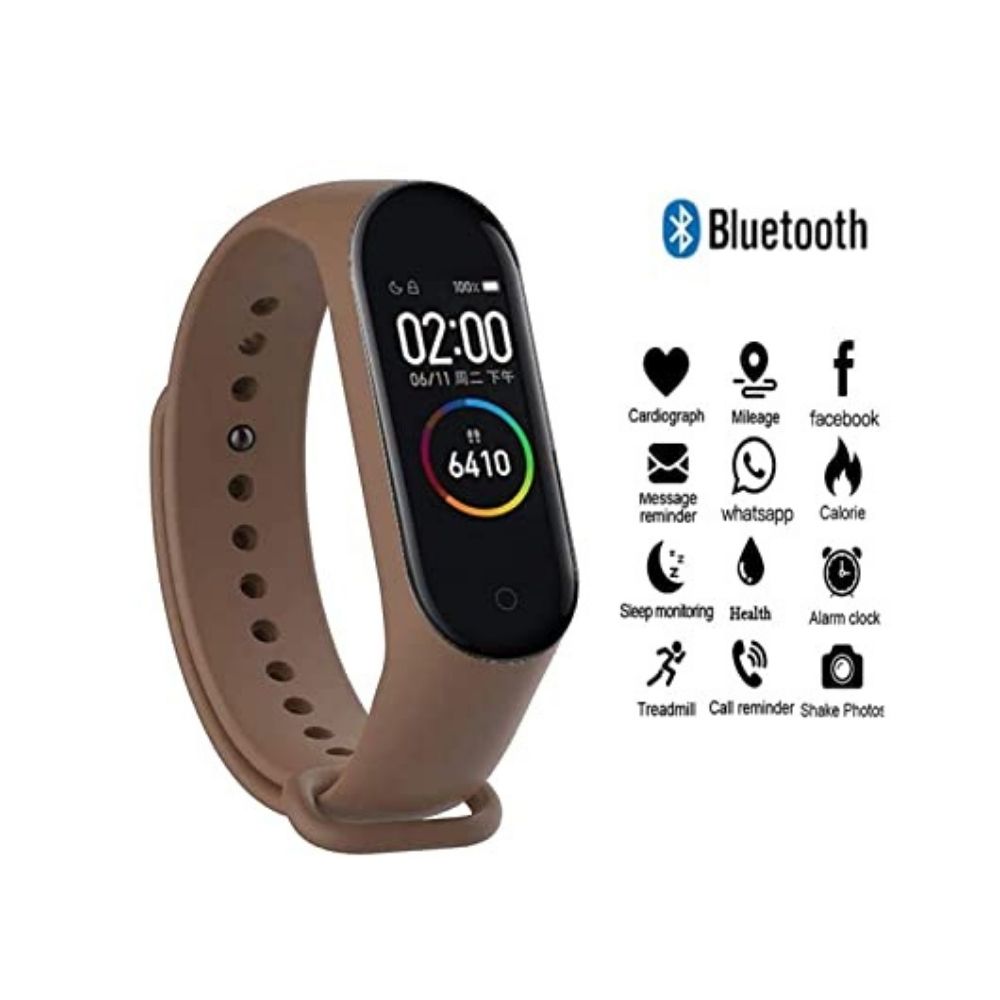 Buy M4 Smart Intelligence Bluetooth Wrist Smartwatch Band with Activity  Tracker Bracelet Watch Smart Fitness Band with Heart Rate Sensor  Compatible All Androids iOS Phone  Lowest price in India GlowRoad