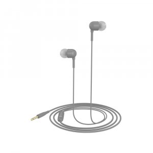 Portronics Conch 50 in-Ear Wired Earphone with Mic, 3.5mm Audio Jack(Grey)