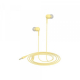 Portronics Conch 50 in-Ear Wired Earphone with Mic, 3.5mm Audio Jack(Yellow)
