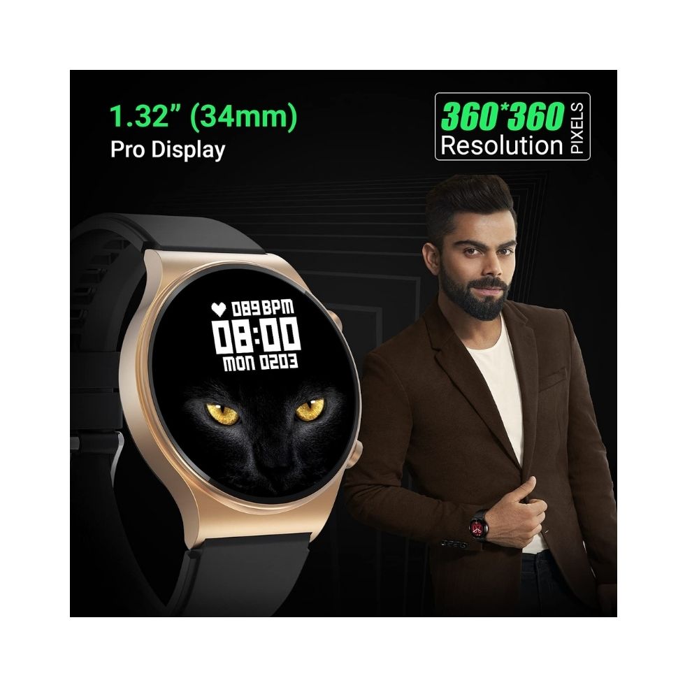 Fire-Boltt 360 Pro Bluetooth Calling Smart Watch Gold (BSW017)