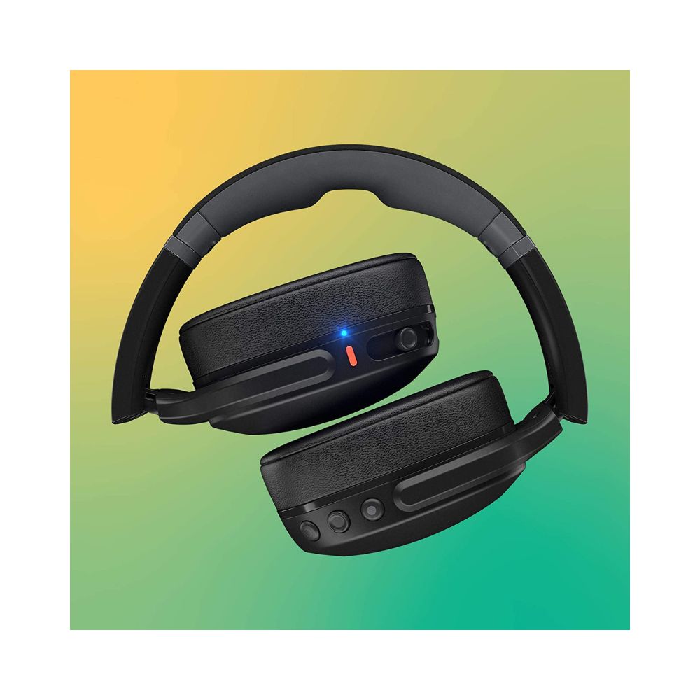 Skullcandy Crusher Evo Bluetooth Wireless Over Ear Headphone With Microphone-(Black)