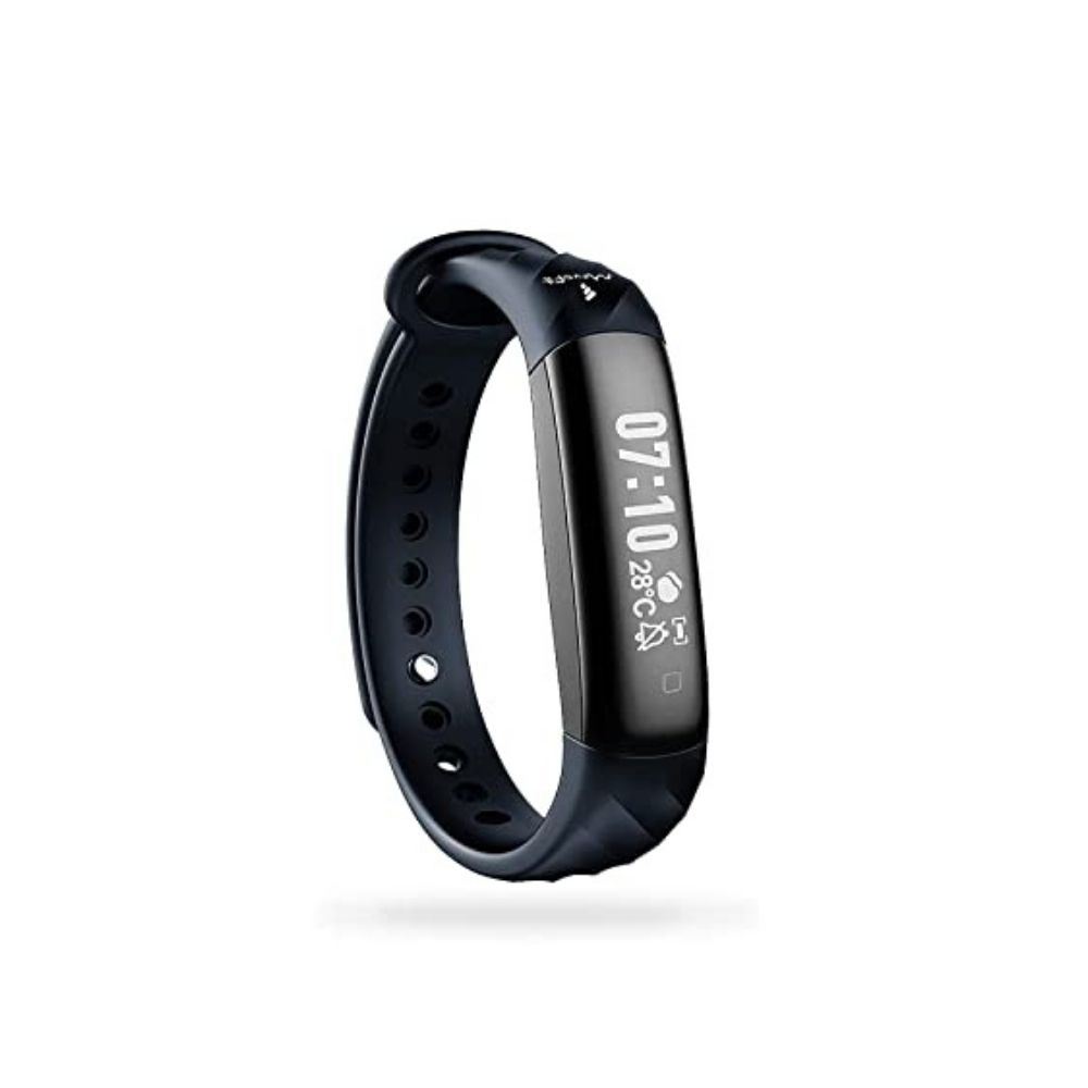 MevoFit Slim/Slim HR Fitness Band, Fitness Smartwatch and Activity Tracker for Men & Women (Slim HR - Blue)