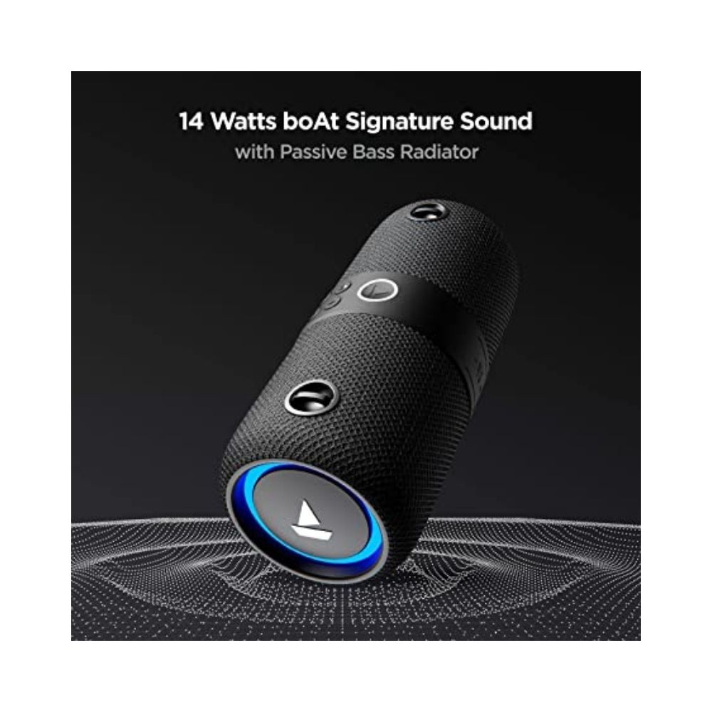 boAt Stone 1200 14W Bluetooth Speaker with Upto 9 Hours Battery, RGB LEDs, IPX7 and TWS Feature(Black)