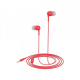 Portronics Conch 50 in-Ear Wired Earphone with Mic, 3.5mm Audio Jack(Red)
