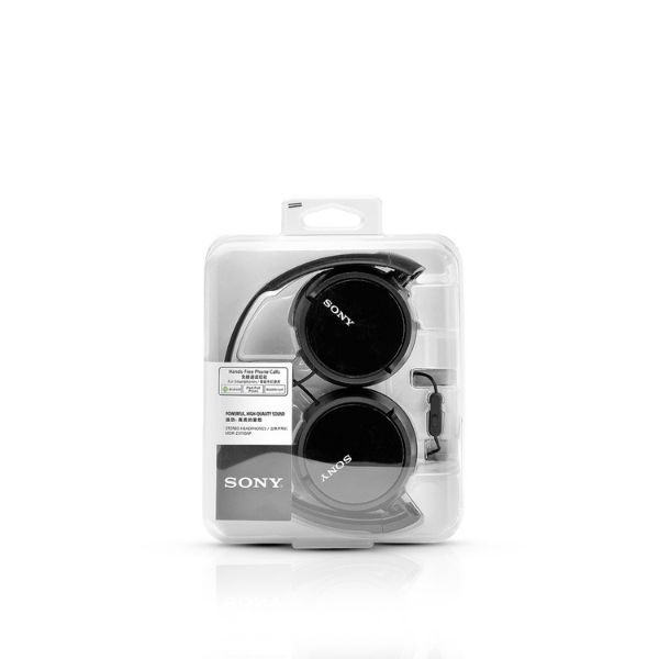 Sony MDR-ZX110AP Wired On-Ear Headphones  (Black)