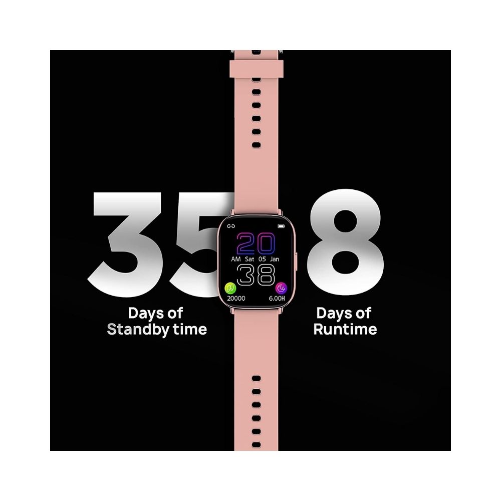 Inbase Urban Lite Z Smartwatch  (Pink Strap, Free Size)