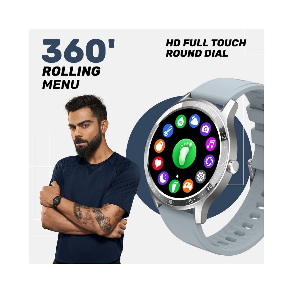 Fire-Boltt 360 SpO2 Full Touch Large Display Round Smartwatch(BSW003)