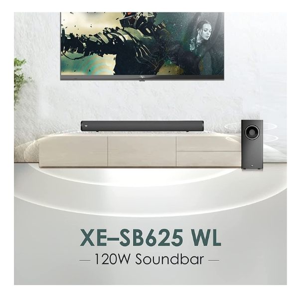 Itel XE-SB625WL, 120W Soundbar with Wireless Woofer, Bluetooth