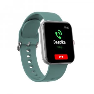 Crossbeats Ignite S3 Bluetooth Calling &amp; Spo2 Smartwatch AI Voice Assistant, 1.7” HD IPS Display &amp; Ultra-Thin Metal Body - Sea Green