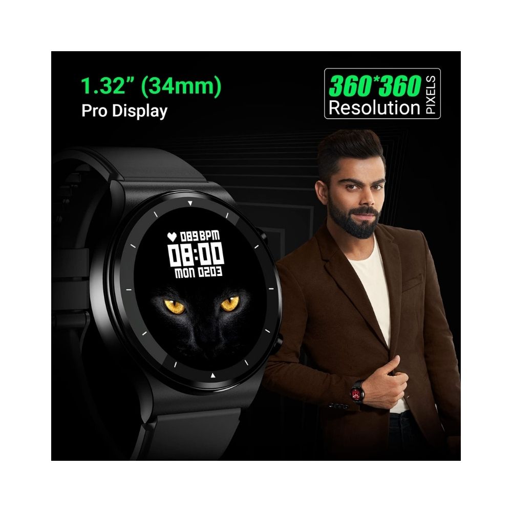 Fire-Boltt 360 Pro Bluetooth Calling Smart Watch Black (BSW017)
