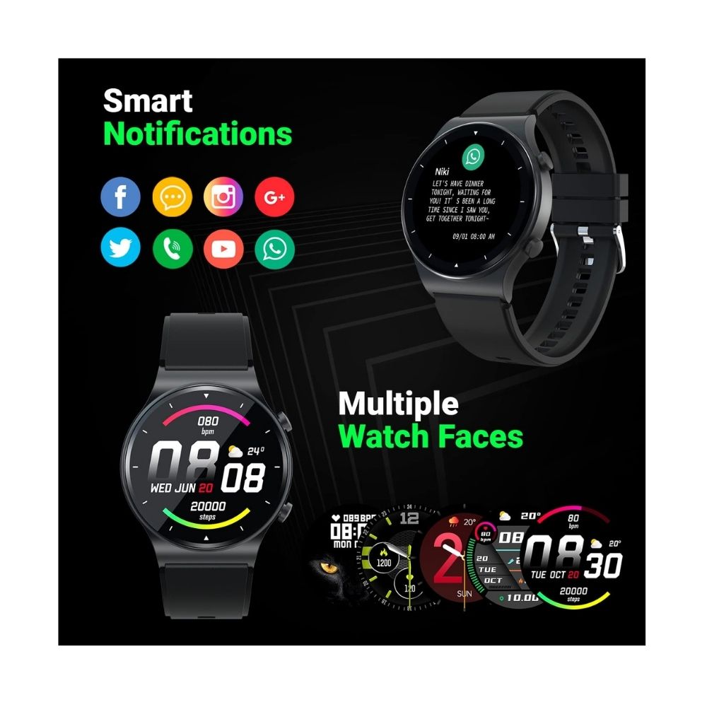 Fire-Boltt 360 Pro Bluetooth Calling Smart Watch(Tarnish Black)