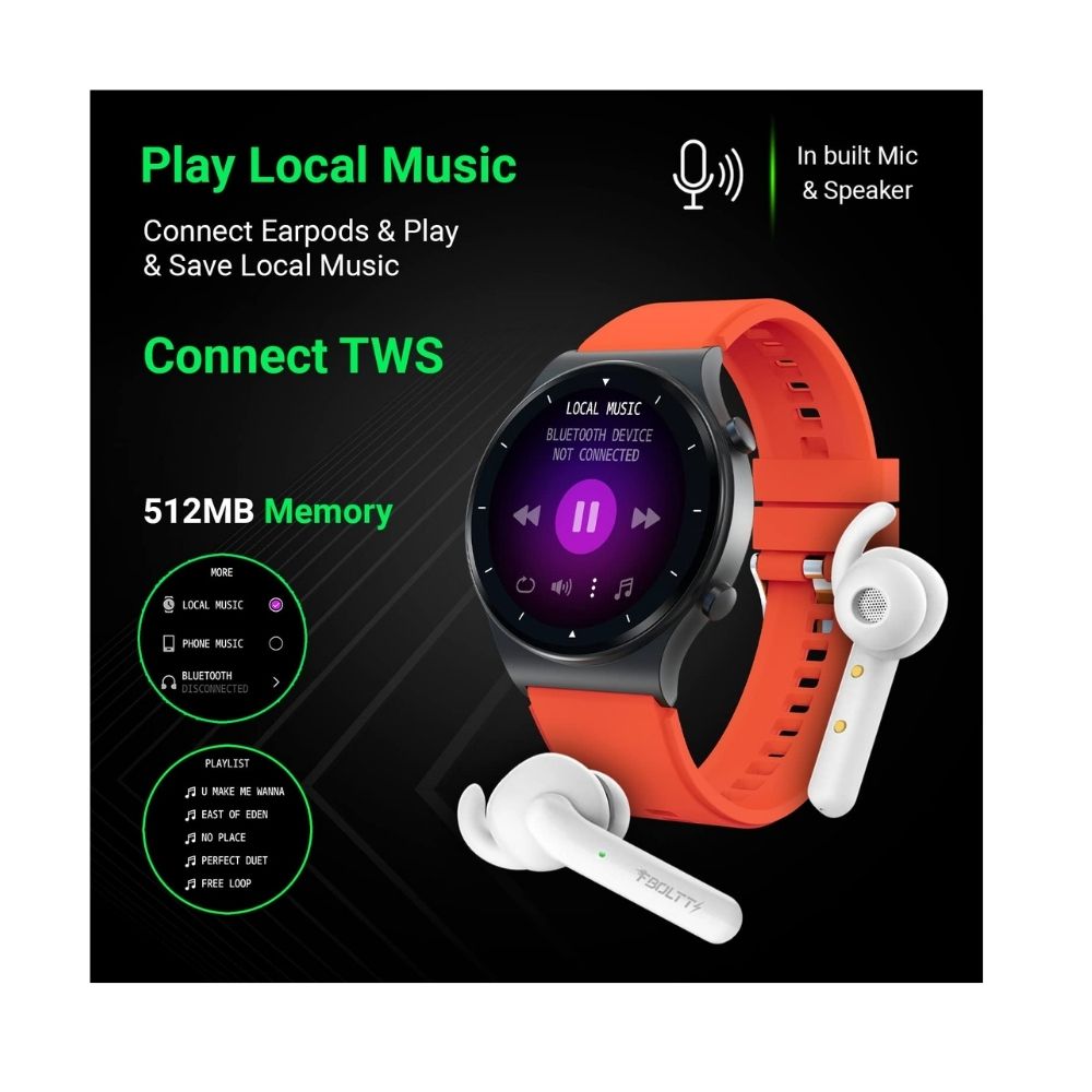Fire-Boltt 360 Pro Bluetooth Calling Smart Watch Tarnish Orange (BSW017)