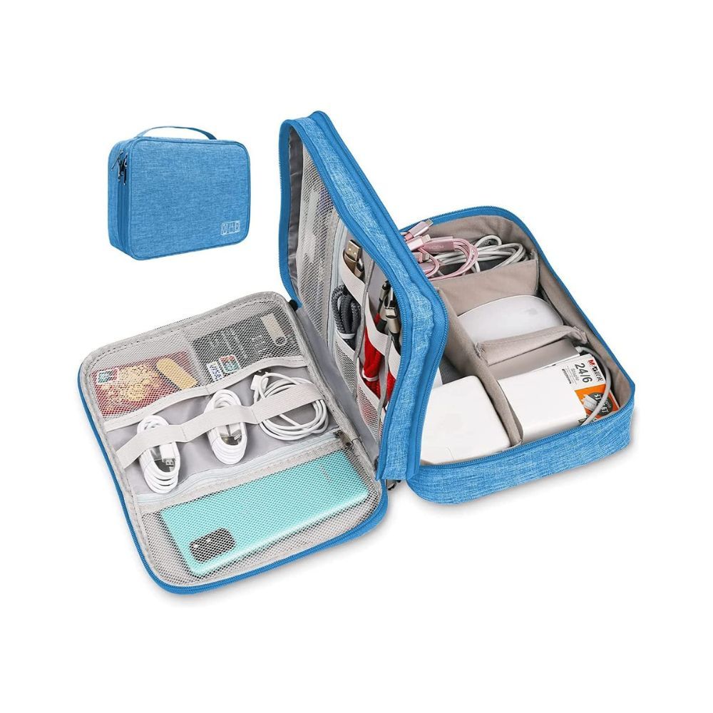  Portable Storage Pouch Bag, Universal Double-Layers