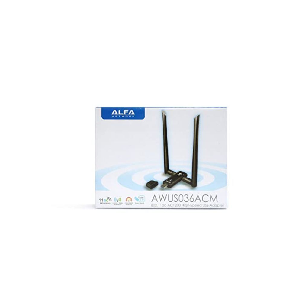 Alfa Long-Range Dual-Band AC1200 USB 3.0 Wi-Fi Adapter