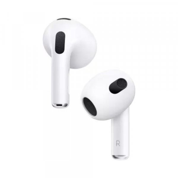 Apple Airpods (3rd Generation) with Magsafe Charging Case Bluetooth Headset (White, True Wireless)