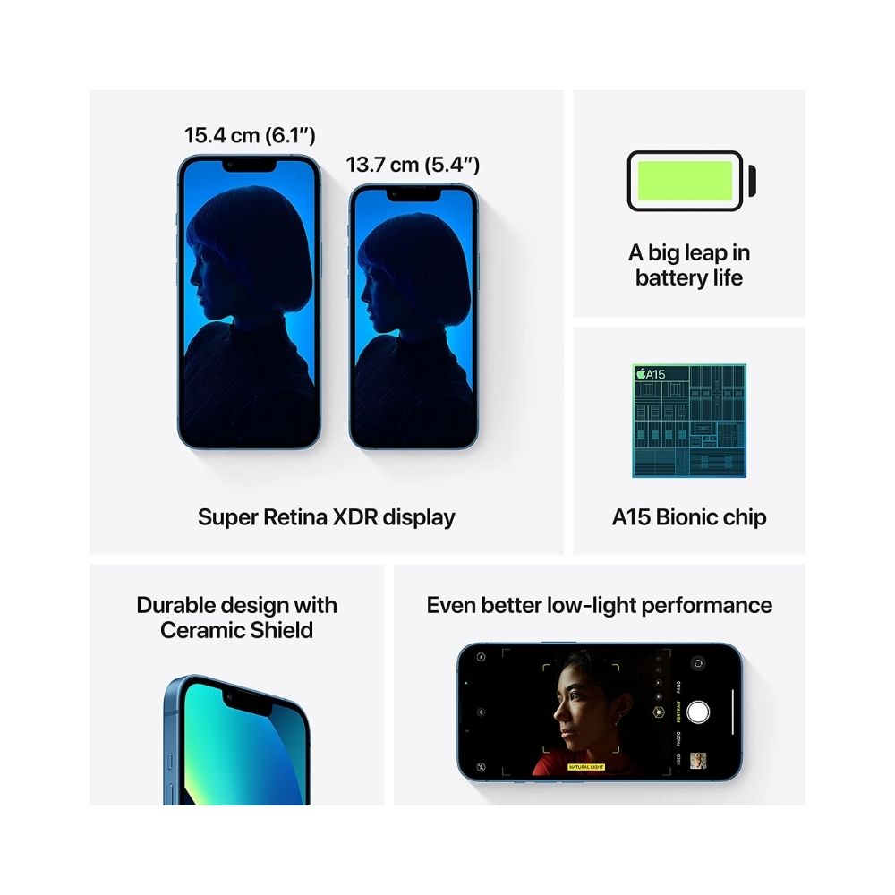 Apple iPhone 13 (Blue, 256 GB)