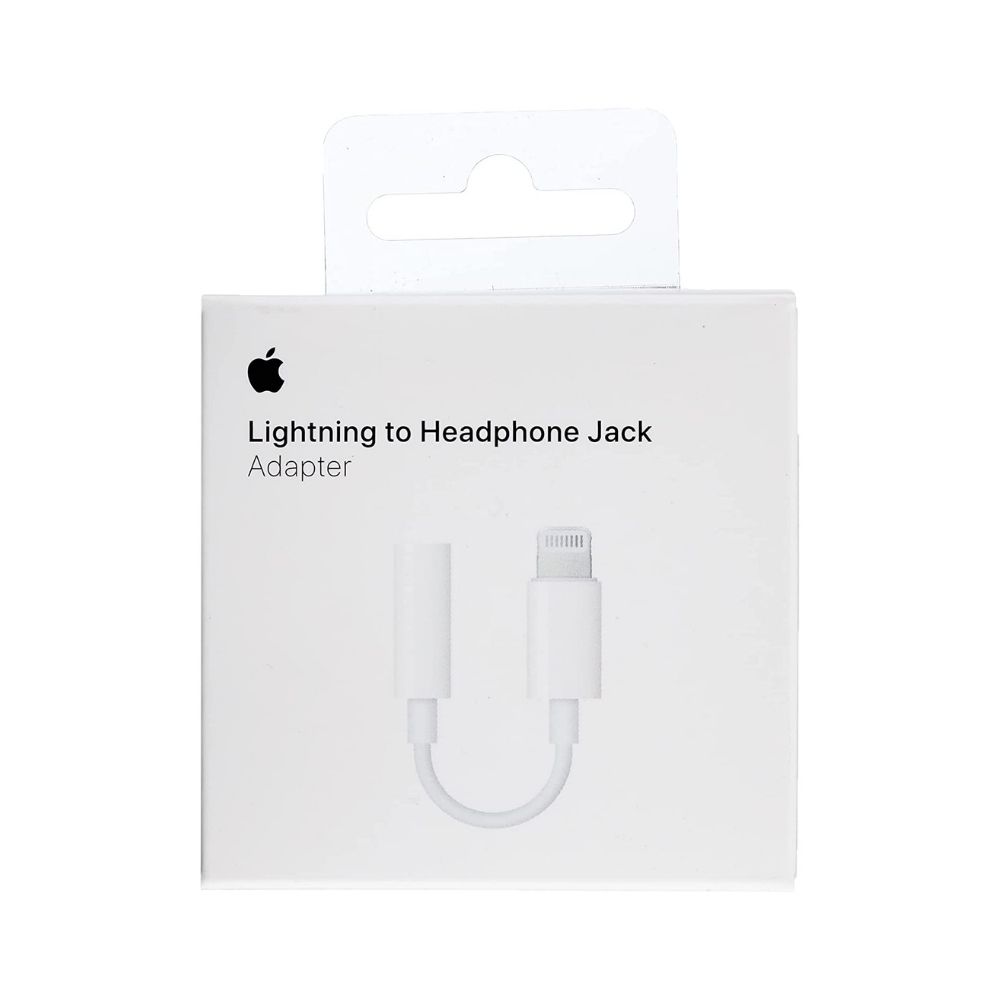 Apple Lightning to 3.5 mm Headphone Jack Adapter (MMX62ZM/A)