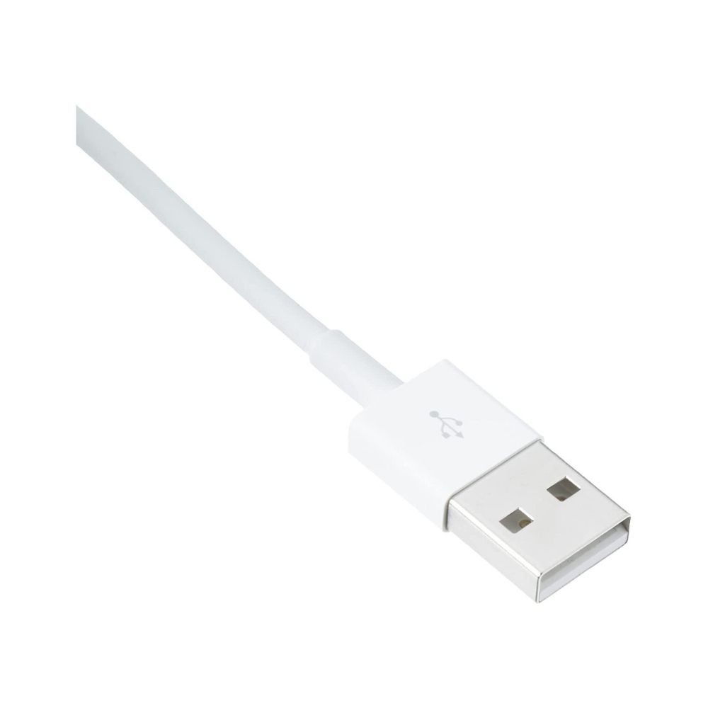 Apple MD819ZM/A Lightning to USB Cable (2 m) Lightning Cable (Compatible with Mobile, White, One Cable)