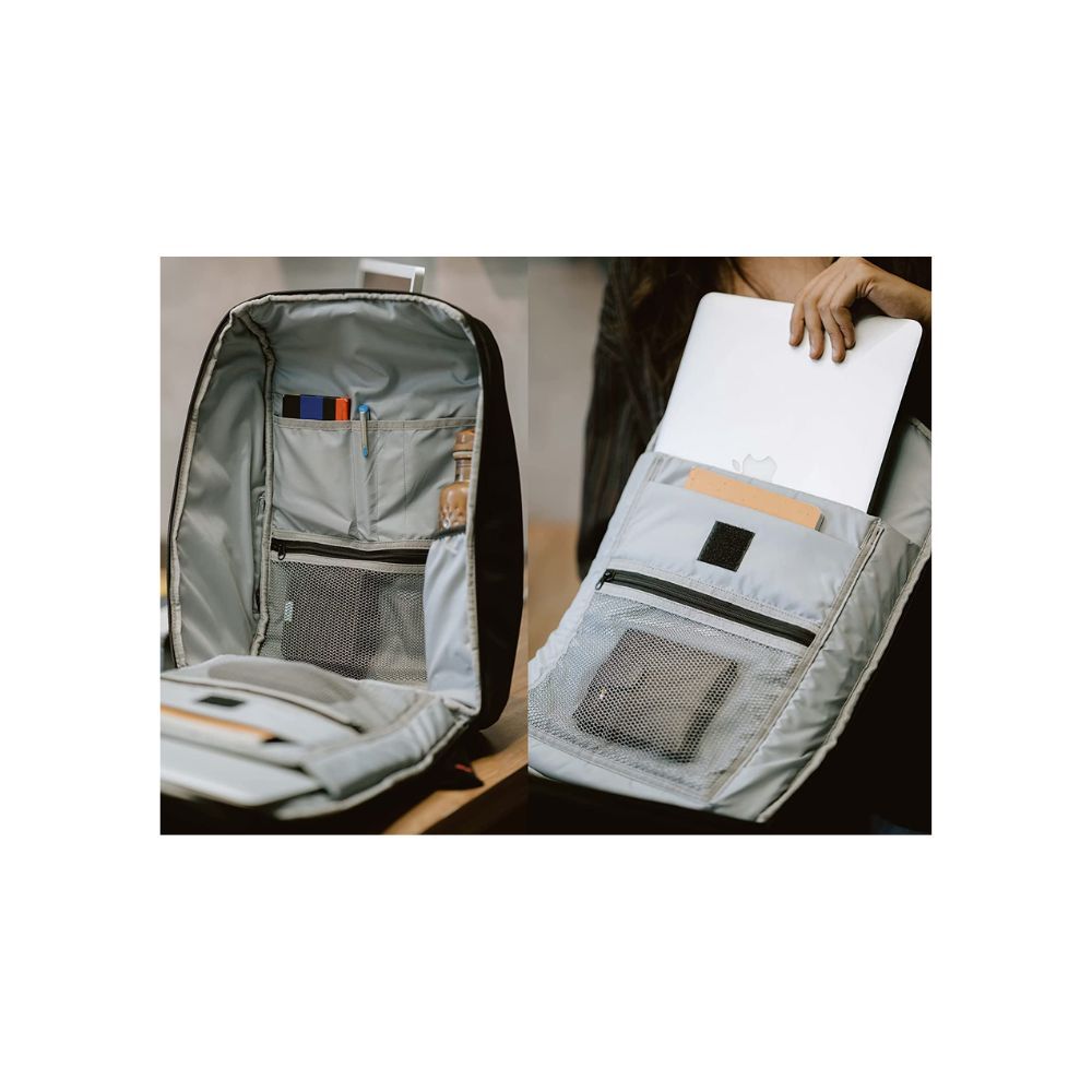 Artistix Talon Anti-Theft Design Laptop Backpack Bag in Water Resistance With USB Charging Port 46cm (Black)