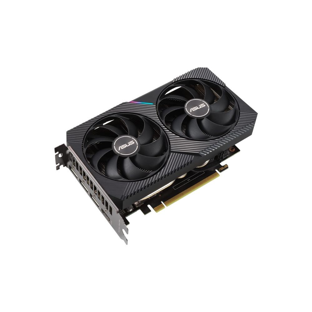 Asus Dual Geforce RTX 3050 8 GB GDDR6 128-Bit Graphics Card with Two Powerful Axial-tech Fans, pci_e_x4