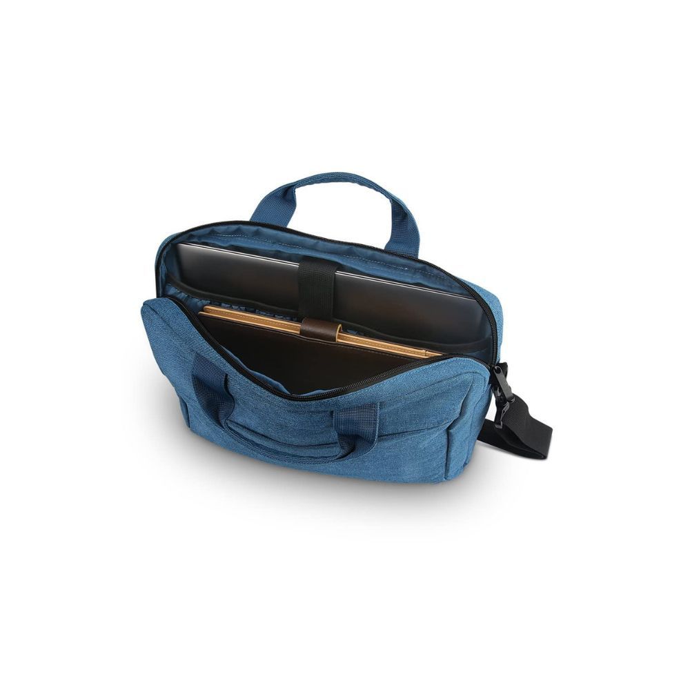 Bennett Mystic 15.6 inch(39.6cm) Laptop Shoulder Messenger Sling Office Bag, Water Repellent Fabric for Men and Women (Blue)