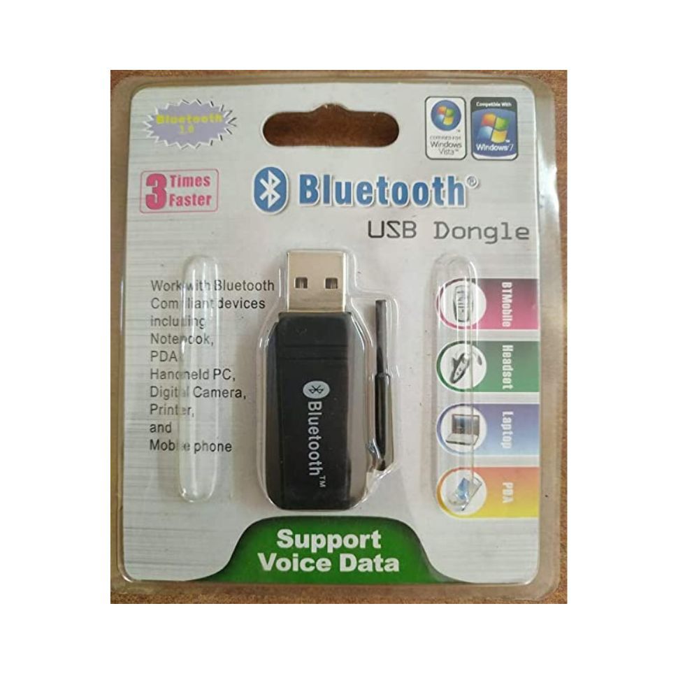 Black USB Bluetooth Dongle Wireless Adapter
