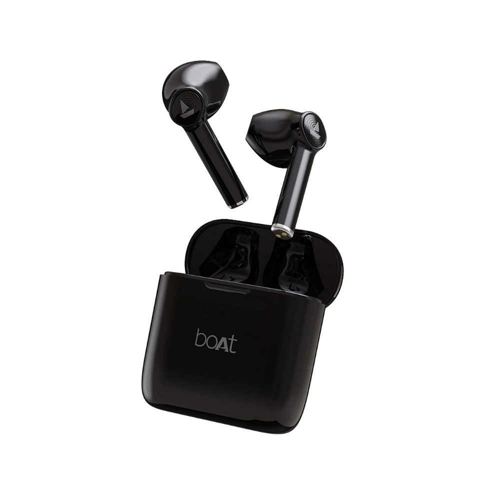 boAt Airdopes 131 Bluetooth Headset  (Active Black, True Wireless)