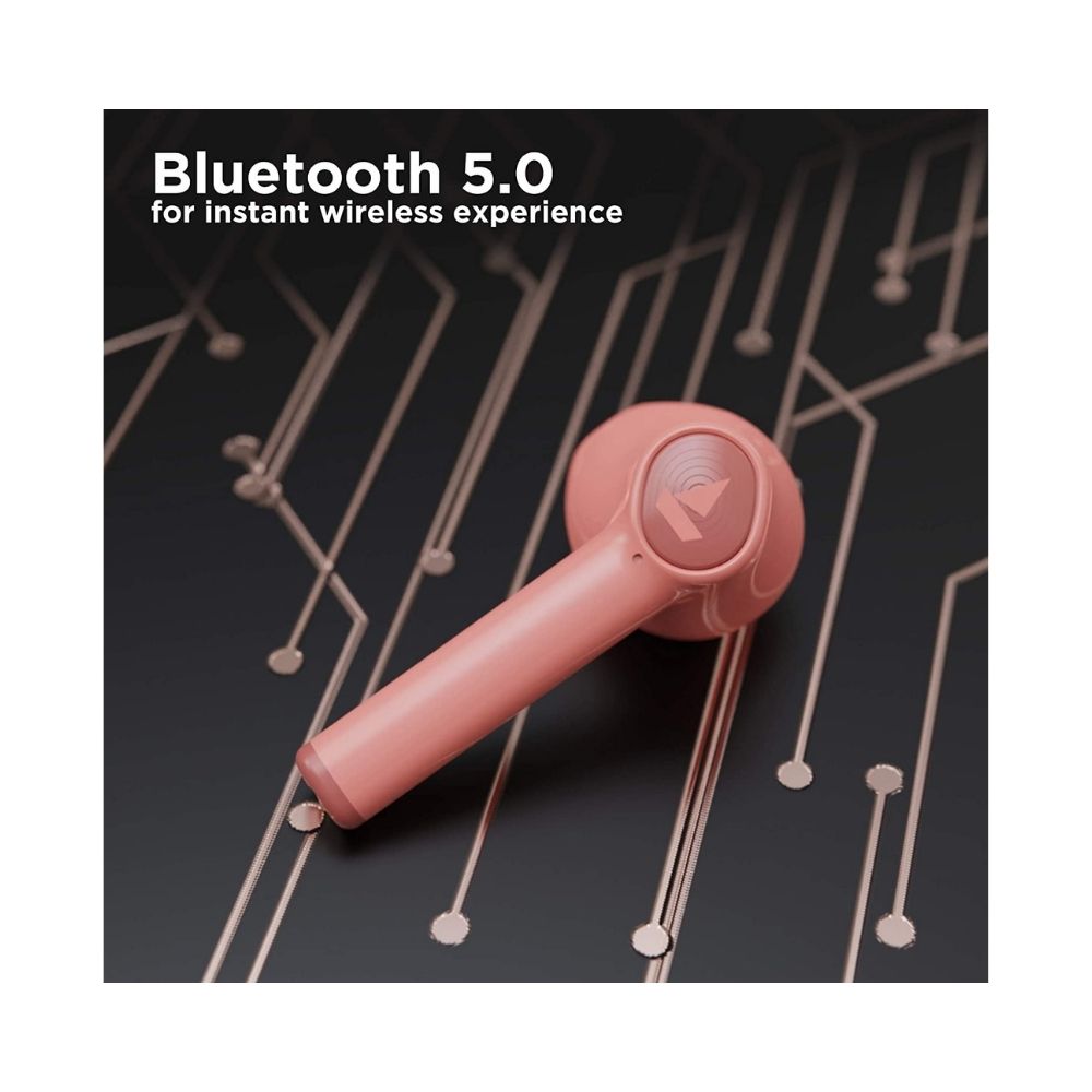 boAt Airdopes 131/138 Bluetooth Truly Wireless in Ear Earbuds with Mic (Red, Cherry Blossom)