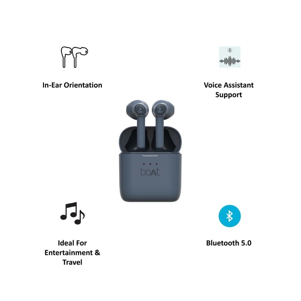 Boat Airdopes 138 Wireless Earbuds (Midnight Blue)