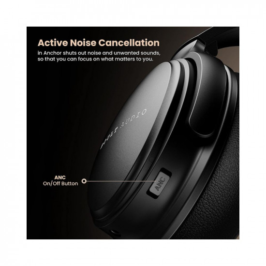 Boult Audio Anchor Bluetooth Wireless Over Ear Headphones with Mic