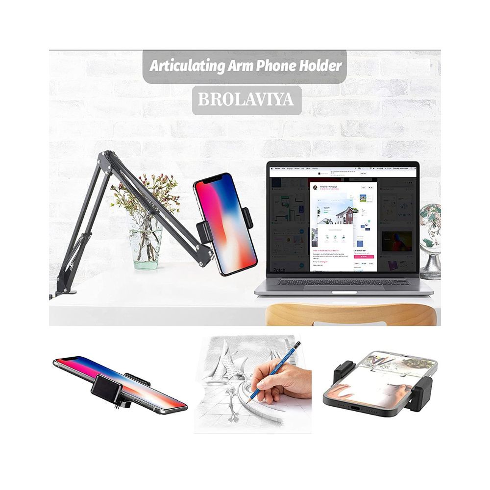 BROLAVIYA Overhead Tabletop Video Stand Phone Holder