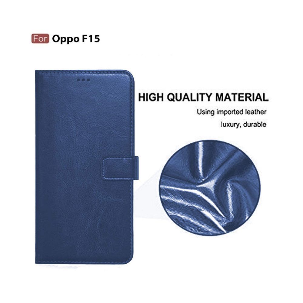 CEDO Oppo F15 Flip Cover | Leather Finish
