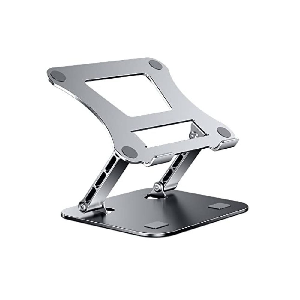 Dyazo Solid Height and Angle Adjustable Tabletop Laptop Riser/Laptop Stand for Desk Compatible for Mac Book, Laptops, Notebooks