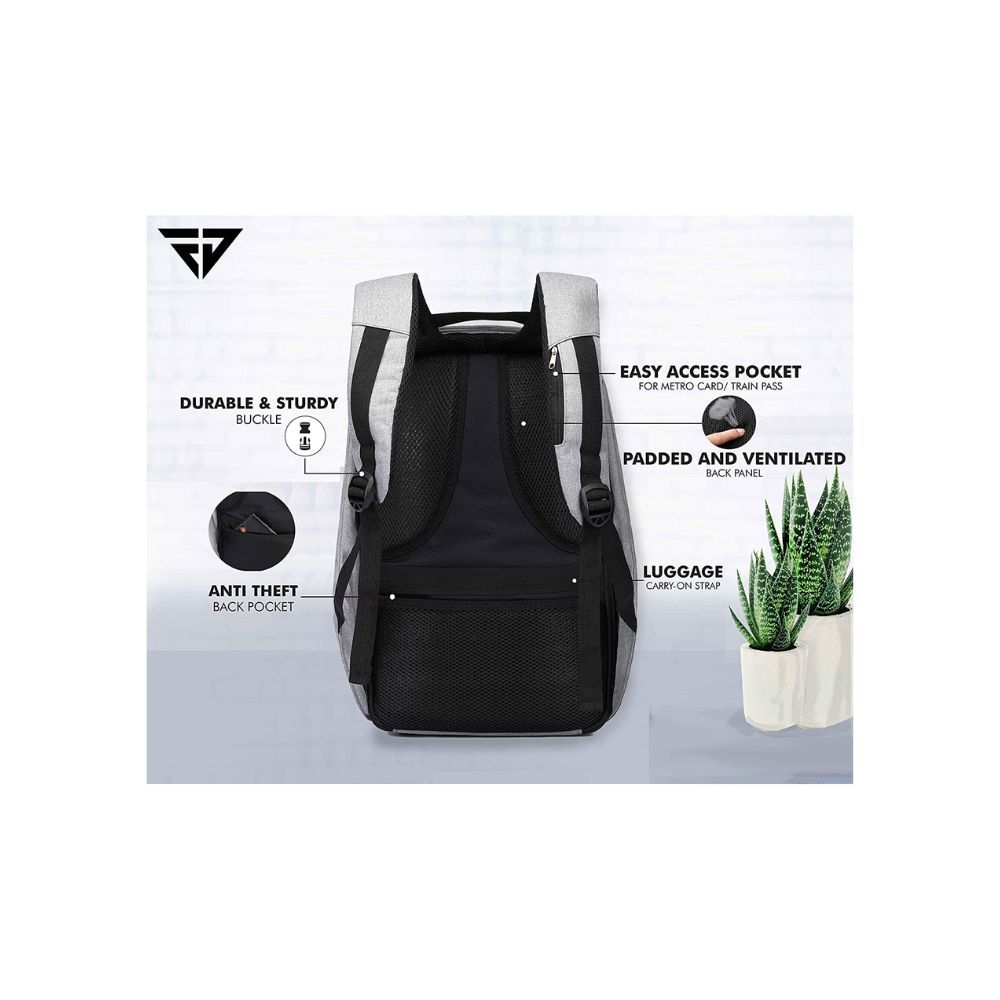 Buy Fur Jaden Grey Anti Theft Number Lock Backpack Bag with 156 Inch  Laptop Compartment Online at Best Prices in India  JioMart