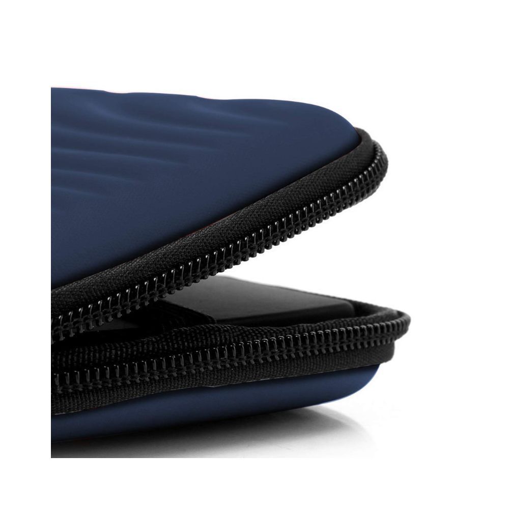 Gizga Essentials Hard Drive Case Shell, 2.5-inch, Portable Storage Organizer Bag (Navy Blue)