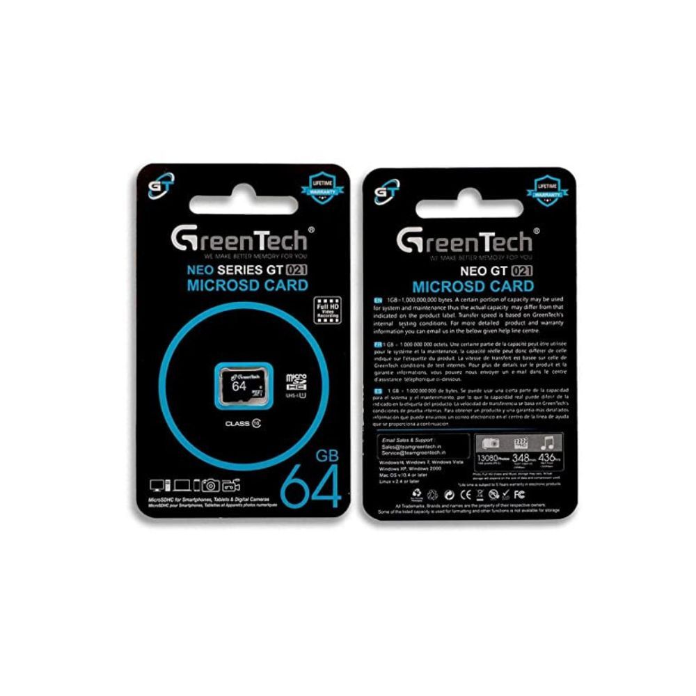 GREEN TECH Memory Card for Smartphones