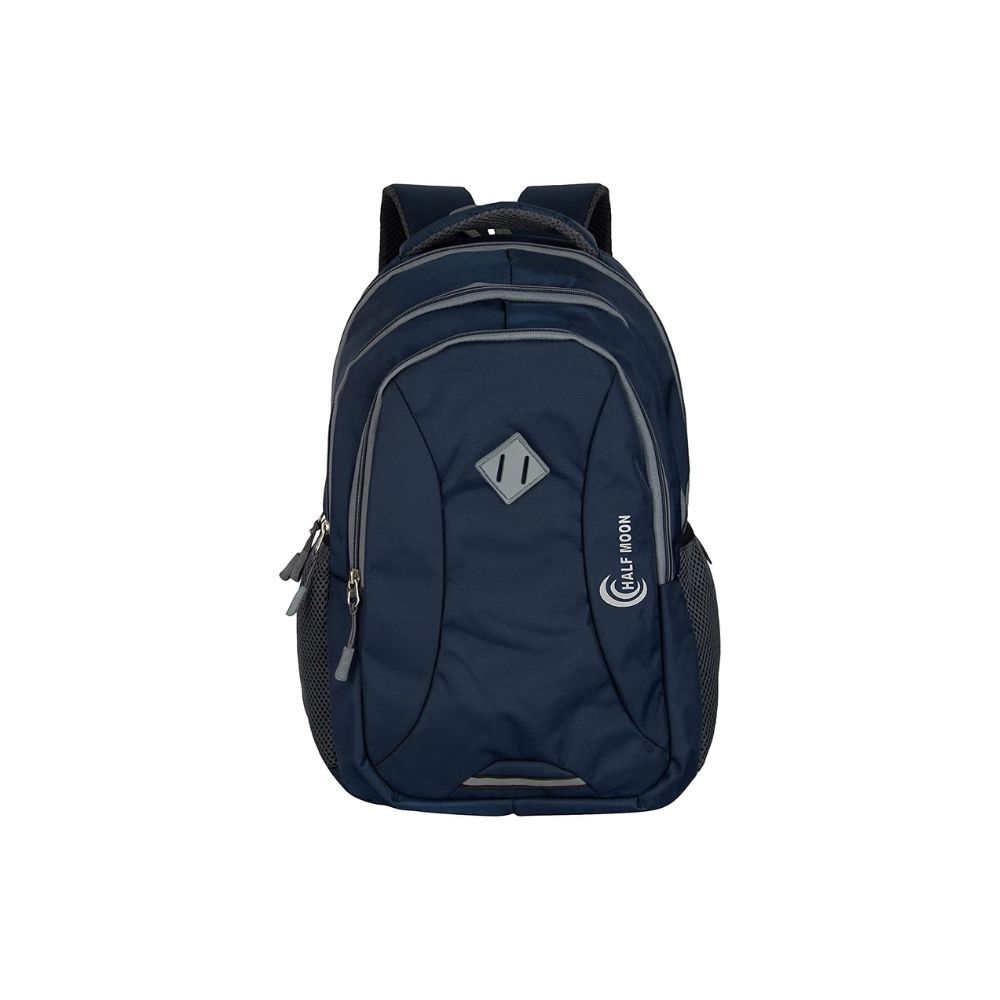 Half Moon 35 L Waterproof Laptop/college/school/office Bag Backpack for Men Women Boys Girls With Rain Cover (Navy)