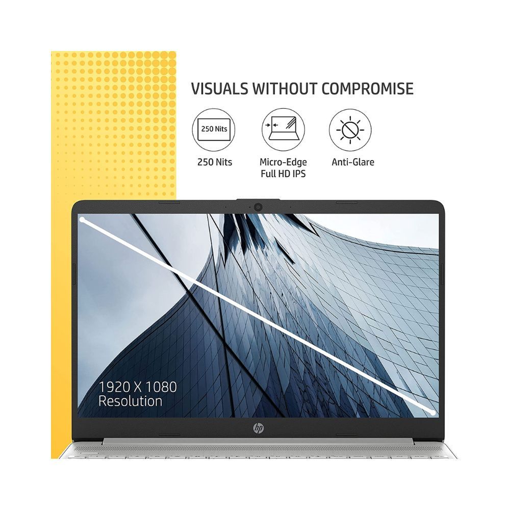 Hp 15s, 12th Gen Intel Core i5 8GB RAM/512GB SSD 15.6-inch(39.6 cm) Micro-Edge Anti-Glare FHD Laptop/Intel Iris Xe Graphics