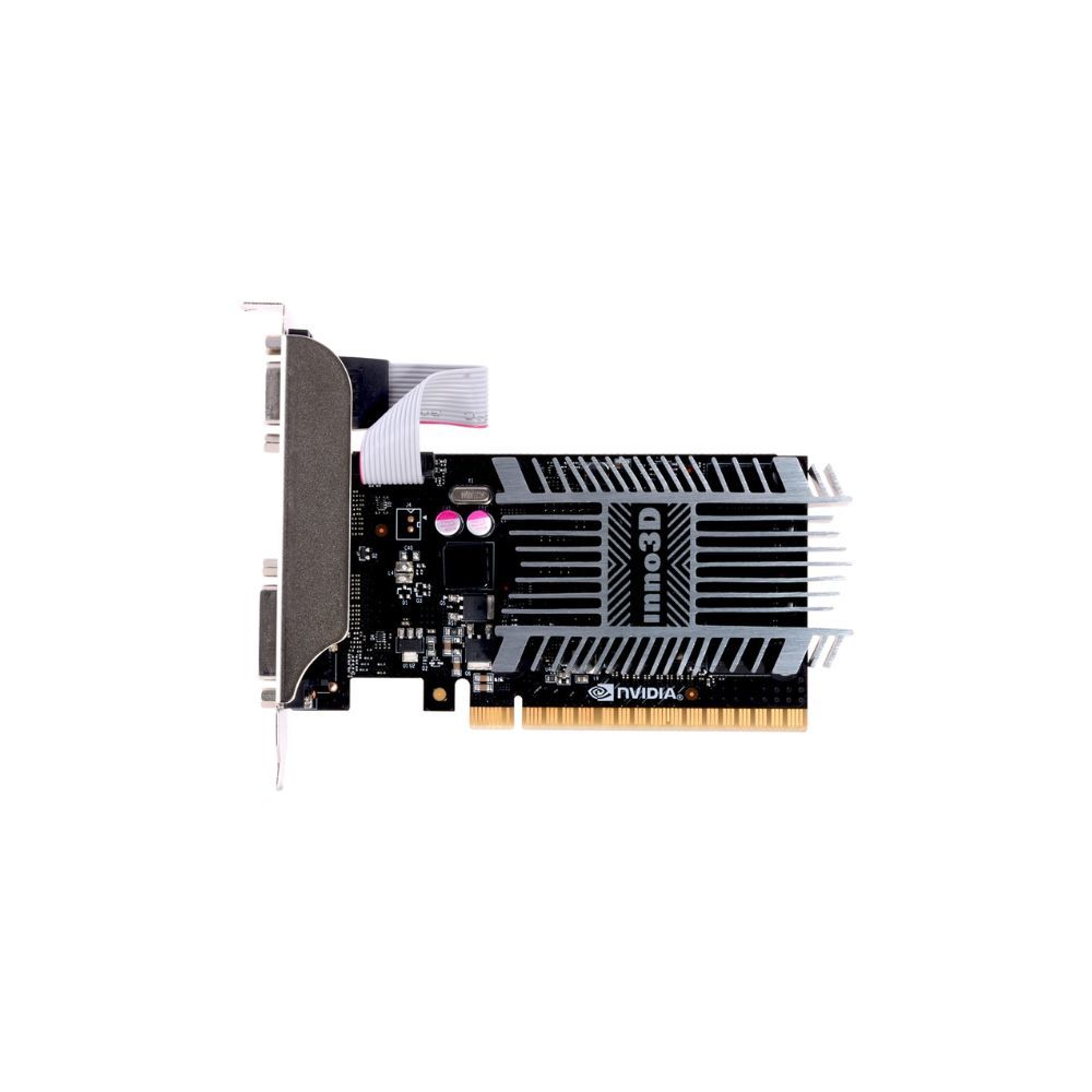 InnO3d Nvidia Geforce GT 710 2GB SDDR3 LP PCIe 3.0 Gaming Graphics Card- N710-1SDV-E3BX