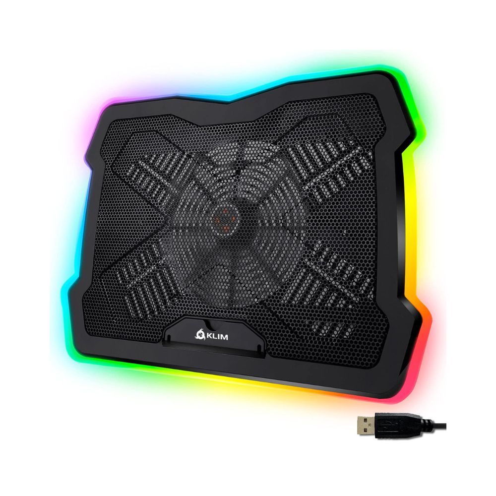 Klim Ultimate + RGB Laptop Cooling Pad with LED Rim