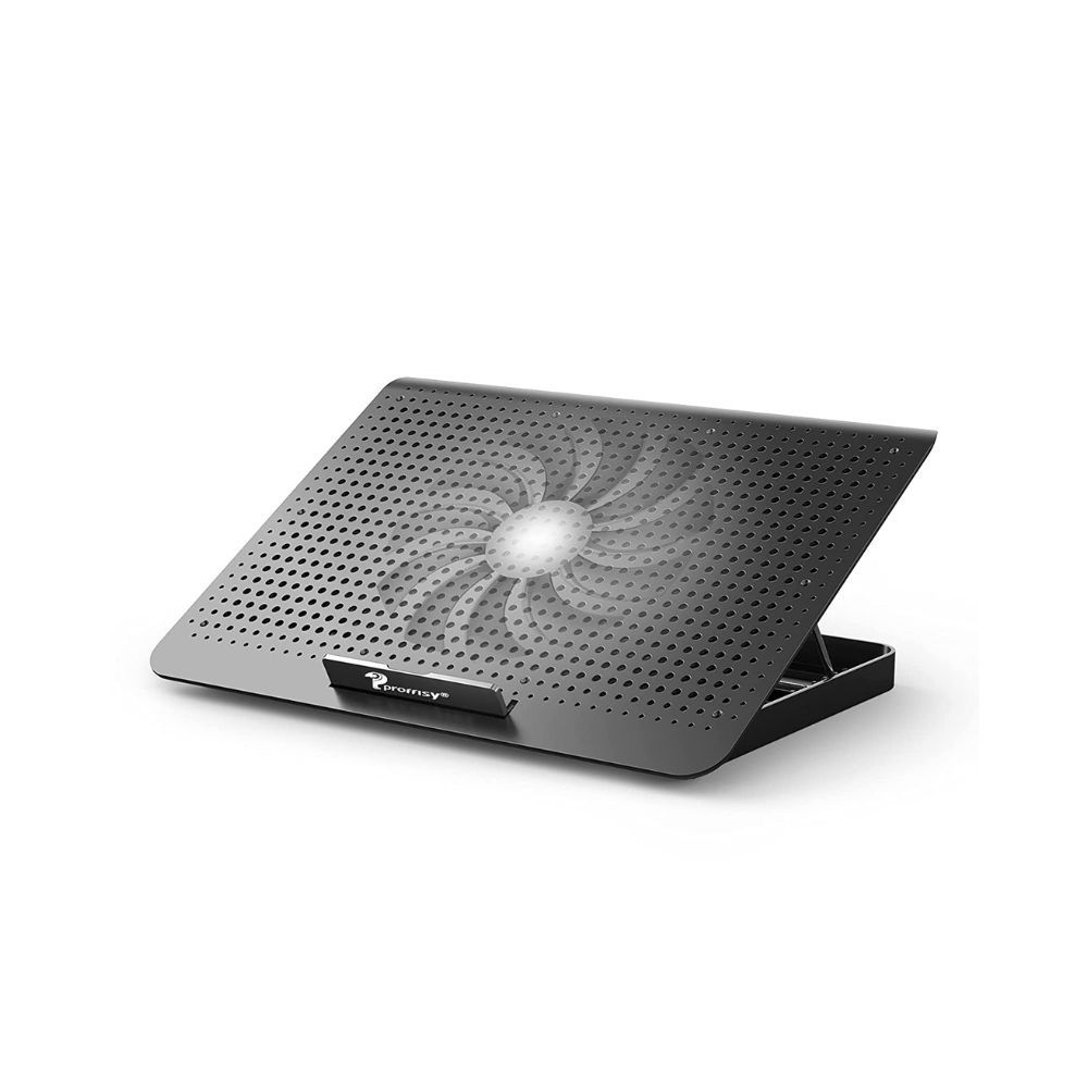 Laptop Aluminum Cooling Pad, Proffisy Cooling Stand with 160mm Big Slient Fan (Black)