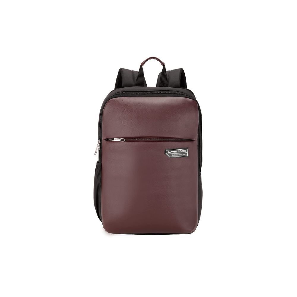Lavie Sport Chairman Business Laptop Bags Premium Leather Business Backpacks  for Men & Women Durable Office