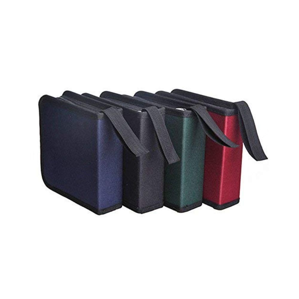 Master Nylon CD DVD Wallet Disc Holder Storage Box Bag for Car, Home, Offices or Travel Use (Capacity: 40)