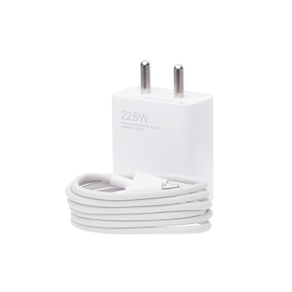 Mi Xiaomi 22.5W Fast USB Type C Charger Combo for Tablets - White