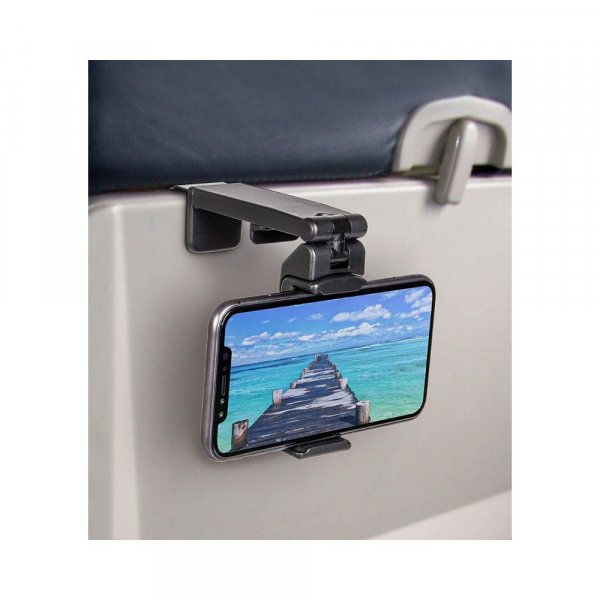 Mizi Universal Airplane in Flight Phone Mount Stand Holder- Black