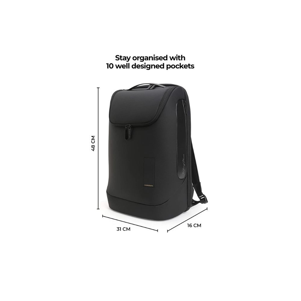 Mokobara The Transit Backpack Laptop Bag for Men and Women (Black)